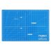 Dahle 10691 Plancha de Corte A3 30x45cm - 5 Capas con Nucleo Resistente al Corte - Lineas de Orientacion - Color Azul