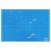 Dahle 10693 Plancha de Corte A1 60x90cm - 5 Capas con Nucleo Resistente al Corte - Lineas de Orientacion - Color Azul