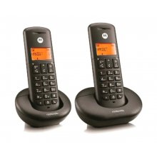 Motorola E202 Telefono Inalambrico Dect + 1 Supletorio - Identificador de Llamada - Contestador - Manos Libres