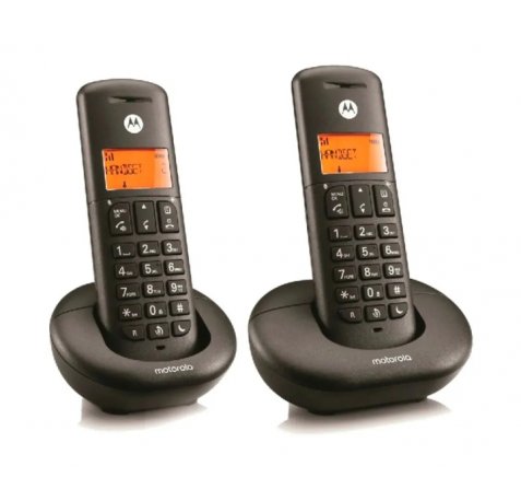 Motorola E202 Telefono Inalambrico Dect + 1 Supletorio - Identificador de Llamada - Contestador - Manos Libres