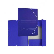Mariola Carpeta de Carton con Solapas Folio 500gr/m2 - Medidas 34x25x1cm - Cierre con Goma Elastica - Color Azul Mate (20 uds) Mariola Carpeta de Carton con Solapas Folio 500gr/m2 - Medidas 34x25x1cm - Cierre con Goma Elastica - Color Azul Mate (20 uds)