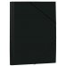 Mariola Carpeta de Polipropileno con Solapas 450 Micras - Formato Folio - Medidas 34x25cm - Cierre con Goma Elastica - Color Negro (12 uds)
