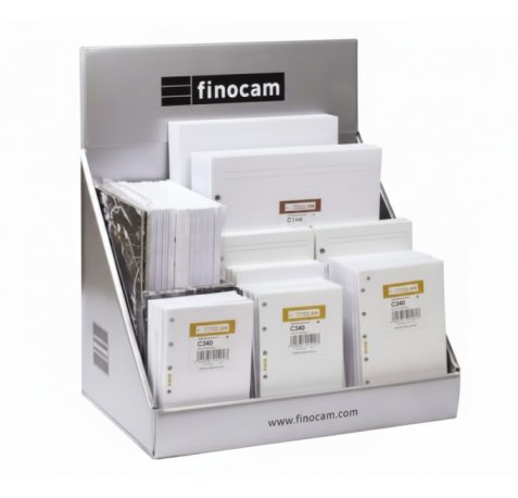 Finocam Expositor con 63 Recambios No Caducables para Agendas Open - Color Surtidos