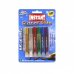 Instant Glitter Glue Metallic Pack de 6 Tubos de Pegamento con Purpurina 10.5ml - Para Distintas Superficies - Sin Disolventes - Colores Metalicos Surtidos (6 uds)
