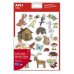 Apli Bolsa de Gomets Tematicos el Bosque - 276 Gomets en 12 Hojas - Adhesivo Removible - Ideal para Escuelas - Libre de Disolventes - Reciclable - Tematica de Animales y Objetos del Bosque Colorido (5 uds)