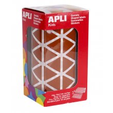Apli Gomets Triangulares Marron 20x20x20mm - 59 Hojas Pretroqueladas - 2832 Gomets por Rollo - Ideal para Escuelas y Talleres Infantiles - Adhesivo Base Agua y Libre de Disolventes - Cumple con Normas EN-71 y FSC Apli Gomets Triangulares Marron 20x20x20mm - 59 Hojas Pretroqueladas - 2832 Gomets por Rollo - Ideal para Escuelas y Talleres Infantiles - Adhesivo Base Agua y Libre de Disolventes - Cumple con Normas EN-71 y FSC
