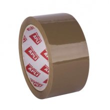 Apli Precinto Solvente Marron - PVC - Extrafuerte - Sin Ruido - 48 mm x 66 m 32 ?m (36 uds)