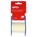 Apli Dispensador Nota Adhesiva Rollo - 60mm x 10m - Facil de Usar - Adhesivo de Calidad - Amarillo
