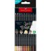 Faber-Castell Black Edition Skin Tones Pack de 12 Lapices de Colores Tonos de Piel - Mina Supersuave - Madera Negra - Ideales para Dibujo sobre Papel Claro, Oscuro y de Colores - Colores Surtidos