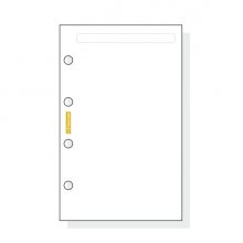 Finocam C142 Notas de Recambio para Agendas Classic - Liso - Formato 601 - 56x89x5mm - Color Blanco Finocam C142 Notas de Recambio para Agendas Classic - Liso - Formato 601 - 56x89x5mm - Color Blanco