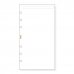 Finocam C942 Notas de Recambio para Agendas Classic - Liso - Formato 609 - 94x171x5mm - Color Blanco