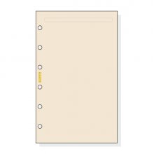 Finocam C343 Notas de Recambio para Agendas Classic - Liso - Formato 603 - 79x127x5mm - Color Crema