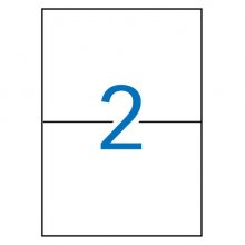 Apli Etiquetas Blancas Extrafuertes 210.0 x 148.0mm 100 Hojas