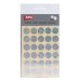 Apli Gomets Redondos Holograficos Ø 20mm - Adhesivo Permanente - 90 Gomets en 3 Hojas - Desarrollo de Habilidades y Creatividad - Normas de Calidad y Seguridad - Reciclables (10 uds)