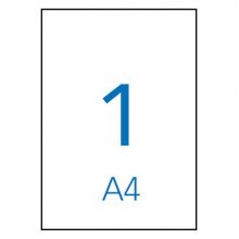 Apli Etiquetas Home Blancas Glossy 210 x 297mm 10 Hojas