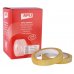 Apli Cinta Adhesiva Transparente 15mm x 66m - Resistente al Agua y a la Intemperie - Facil de Cortar con las Manos - Ideal para Manualidades y Embalaje Transparente