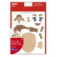 Apli Gomets Tematicos la Cara - 144 Unidades - Desarrollados con Educadores - Ayudan a Identificar Partes de la Cara - Adhesivo Removible - Ideal para Escuelas - Adhesivo Base Agua - Libre de Disolventes - Colorido (5 uds)