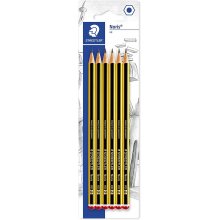 Staedtler Noris 120 Pack de 6 Lapices de Grafito Hexagonales - Mina 2HB - Resistencia a la Rotura - Madera de Bosques Sostenibles