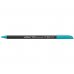 Edding 1200 Rotulador Permanente - Punta Redonda - Trazo entre 0.5 y 1 mm. - Tinta con Base de Agua - Color Azul Turquesa (5 uds)