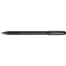 Uni-ball JetStream SX-101-10 Boligrafo de Tinta - Punta de Bola 1mm - Tinta de Secado Instantaneo - Ideal para Zurdos - Color Negro (12 uds)
