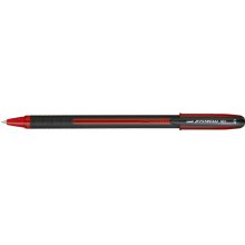 Uni-ball JetStream SX-101-10 Boligrafo de Tinta - Punta de Bola 1mm - Secado Instantaneo - Ideal para Zurdos - Color Rojo (12 uds)