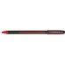 Uni-ball JetStream SX-101-10 Boligrafo de Tinta - Punta de Bola 1mm - Secado Instantaneo - Ideal para Zurdos - Color Rojo (12 uds)