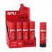 Apli Barra de Pegamento Adhesivo 40g - No Toxica - Secado Instantaneo - No Arruga o Humedece el Papel - Apto para Uso Escolar (12 uds)