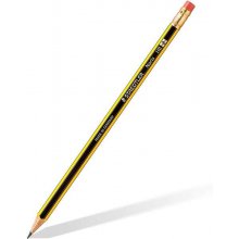 Staedtler Noris 122 Lapiz de Grafito Hexagonal con Goma - Mina HB - Resistencia a la Rotura - Sin PVC ni Latex (12 uds)