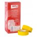Apli Cinta Adhesiva Amarilla 19mm x 33m - Resistente al Agua y a la Intemperie - Facil de Cortar con las Manos - Ideal para Etiquetar y Marcar - Amarillo