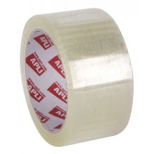 Apli Precinto Premium Pp Solvente Transparente 48mm x 66m - Resistente a la Humedad y al Envejecimiento - Adhesivo de Alta Calidad - Grosor de 28?m Color: Transparente (36 uds)