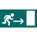 Apli Etiqueta Señalizacion Salida Emergencia Derecha 1 U.