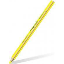 Staedtler Textsurfer Dry 128 64 Lapiz Fluorescente de Color Triangular - Mina de 4mm - Madera de Bosques Sostenibles - Color Amarillo Neon (12 uds)