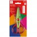 Apli Tijera Creativa Zigzag de 13cm - Punta Redondeada - Ergonomica Ambidiestra - Corta Todo Tipo de Material - Color Verde