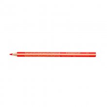 Staedtler Jumbo Noris 128 Lapiz Triangular de Color - Mina de 4mm - Resistencia a la Rotura - Diseño Ergonomico - Color Rojo (12 uds)