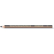 Staedtler Jumbo Noris 128 Lapiz Triangular de Color - Mina de 4mm - Resistencia a la Rotura - Diseño Ergonomico - Color Negro (12 uds)