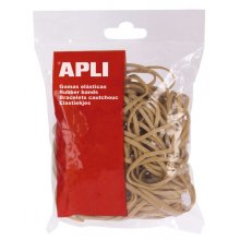 Apli Gomas Elasticas Ø 120 x 5mm - 100g de Contenido - Gran Elasticidad y Resistencia - 70% de Caucho Natural Apli Gomas Elasticas Ø 120 x 5mm - 100g de Contenido - Gran Elasticidad y Resistencia - 70% de Caucho Natural