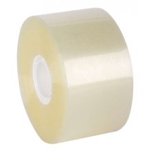 Apli Precinto Compact sin Ruido Pp Acrilico Transparente 50mm x 132m - Facil de Cortar - Adhesivo Fuerte - Resistente al Desgarro - Transparente - Claro, Color: Transparente