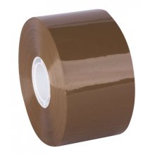 Apli Precinto Compact sin Ruido Pp Acrilico - 50mm x 132m - Grosor 28?m - Marron