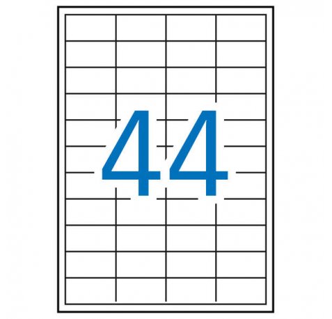 Apli Etiquetas Blancas Permanentes 48.5 x 25.4mm 10 Hojas