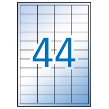 Apli Etiquetas Translucidas Resistentes Intemperie 48.5 x 25.4mm 100 Hojas