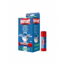 Instant Classic Barra de Pegamento 40grs - Apto para Uso Infantil y/o Domestico - Lavable - Sin Disolventes (12 uds)