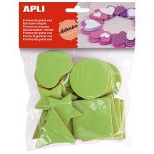 Apli Formas Goma Eva Multicapa 25 U - Material de Alta Calidad - Multicolor - Facil de Cortar y Pegar (5 uds)