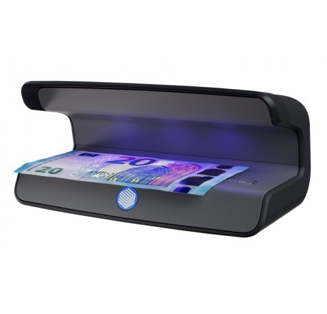 Safescan 75 LED Detector de Billetes Falsos UV - Reflector Integrado - Apto para Pasaportes, Documentos de Identificacion y Tarjetas de Credito