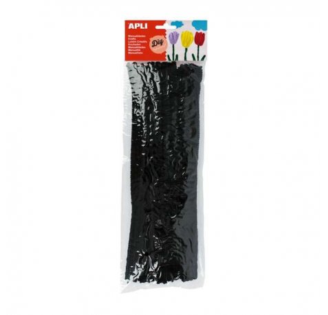 Apli Pack de 50 Limpiapipas Ø 6 mm x 300 mm - Color Negro