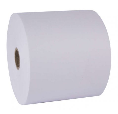 Apli Papel Autocopiativo Rollo - 75x65x12mm - sin Necesidad de Carbon - Facil de Usar - Blanco