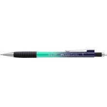 Faber-Castell Grip 1347 Flow Edition Buzzing Blue Portaminas 0.7mm - Atractivo DiseÃ±o - Grip de Agarre - Goma de Borrar - Color Azul/Turquesa Degradado (12 uds)