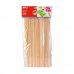 Apli Pack de 50 Palos de Madera Natural 200 x 3 mm - Color Madera