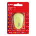 Apli Perforadora de Papel en Forma de Luna - Tamaño de Figura 16mm - Alta Calidad para Papel, Carton y Cartulina - Deposito de Restos de Papel - Doble Uso para Decoracion - Color Plateado