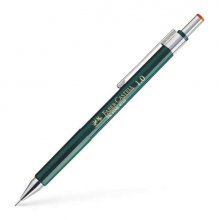 Faber-Castell TK-Fine 9713 Portaminas - Mina HB - Trazo 1mm - Goma de Borra Integrada