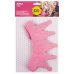 Apli Corona de Goma Eva Rosa con Purpurina - Cable Elastico Ajustable - Personalizable con Formas de Goma Eva, Fieltro, Pegatinas, Etc - Color Rosa (5 uds)